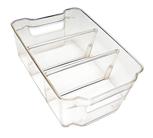 FRIDGE BIN W/DIVIDERS 3.75X7X10.75
