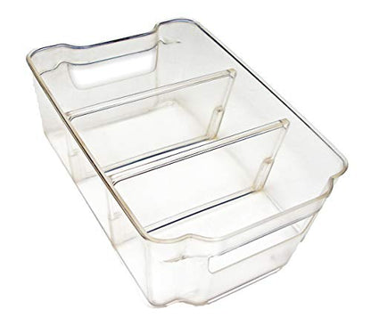 FRIDGE BIN W/DIVIDERS 3.75X7X10.75