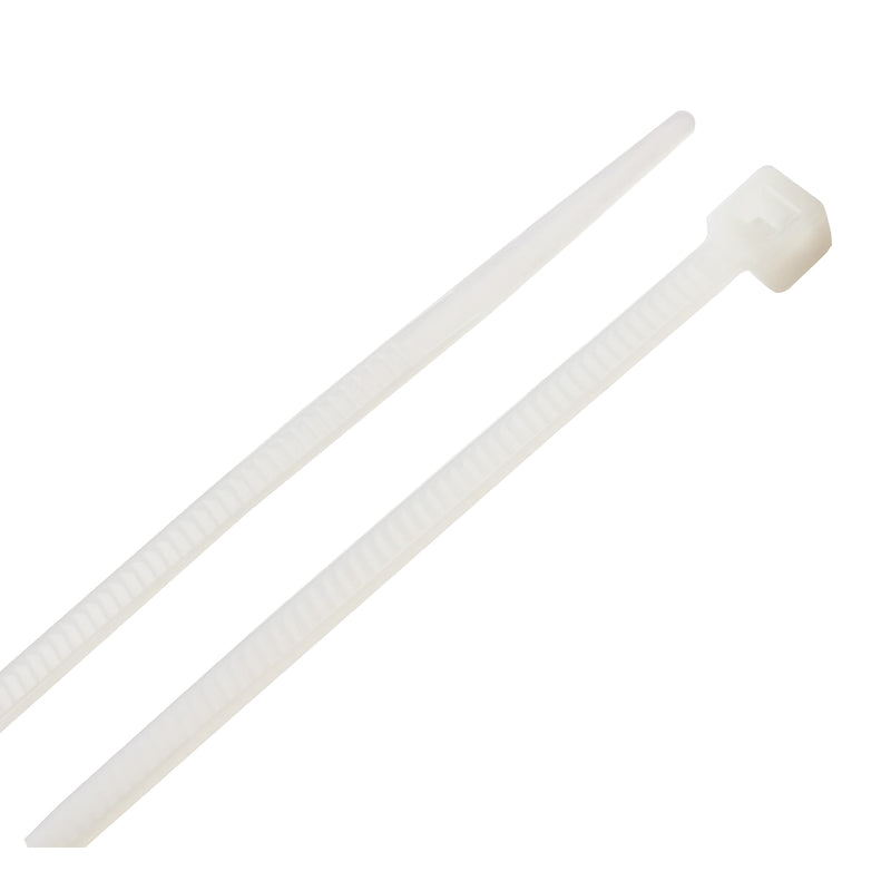 CABLE TIES 5.7" 40# WHT 100 PK