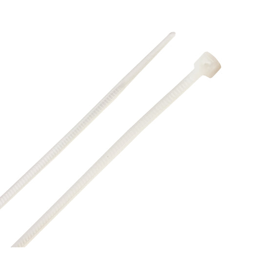 CABLE TIES 4" 18# WHT 100 PK