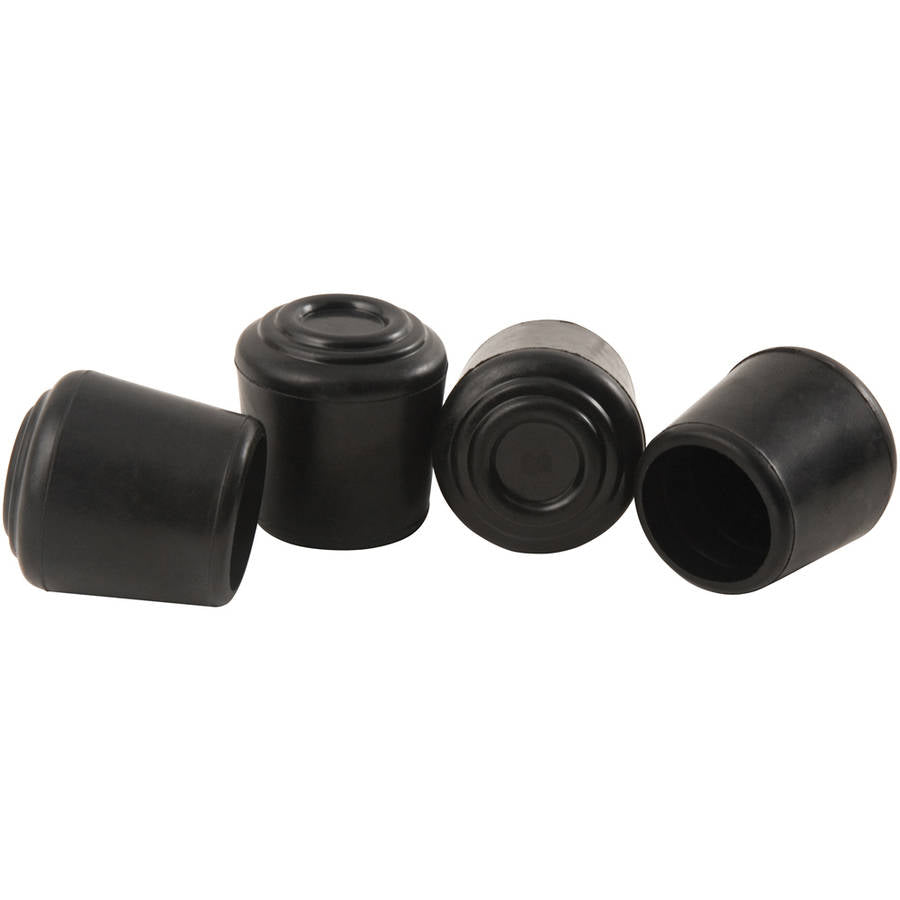 CHAIR TIPS 3/4" PLASTIC BLK 4PK