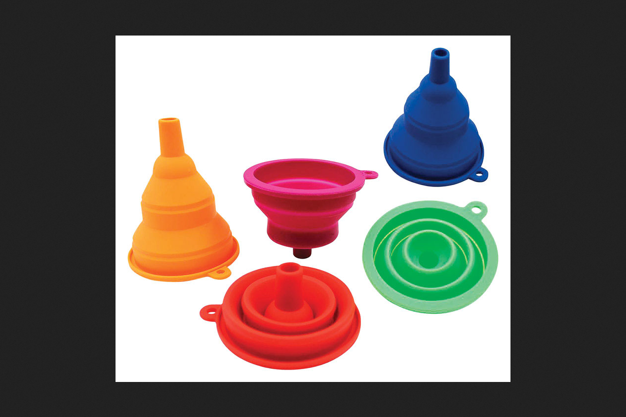 SILICONE EXTENDABLE FUNNEL
