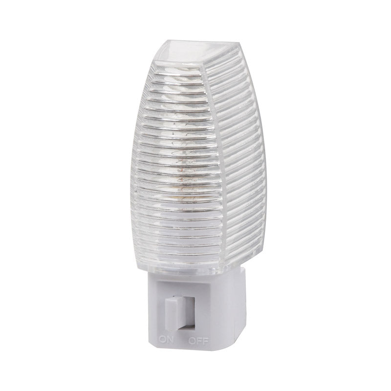 FACETED MANUAL NITE LTE WHT