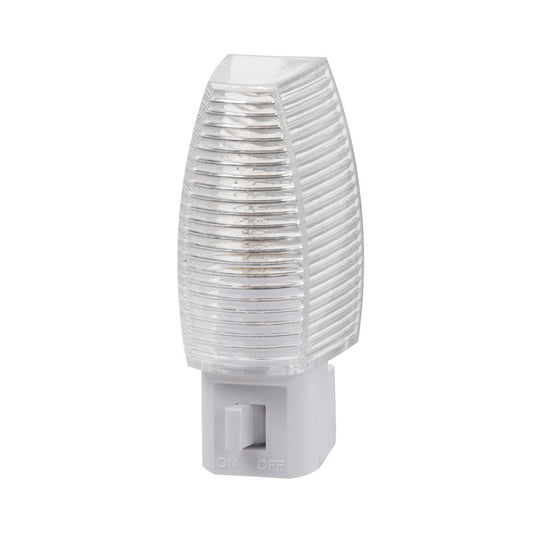 FACETED MANUAL NITE LTE WHT