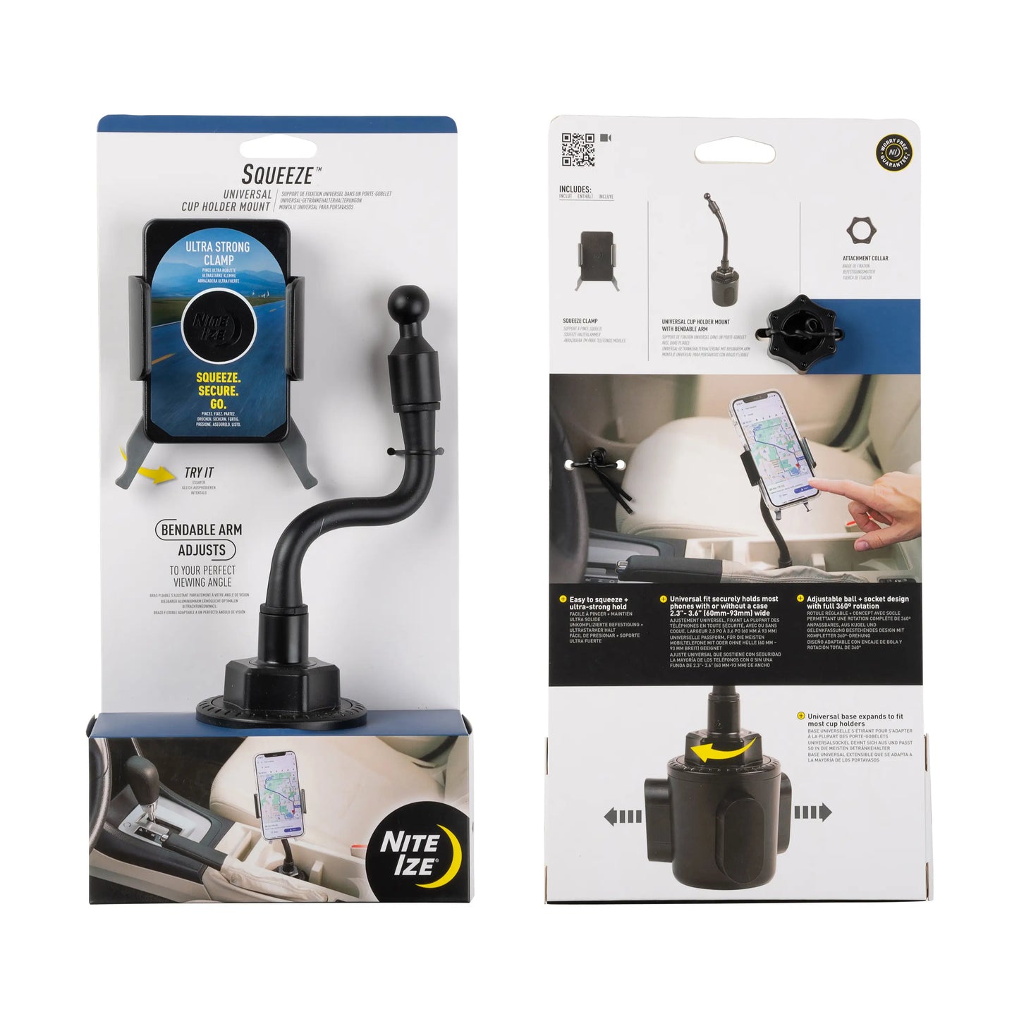 SQUEEZE UNIVERSAL CUP HLDR MOUNT