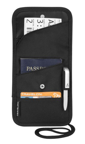 ID/BOARDING PASS HOLDER W/SNAP