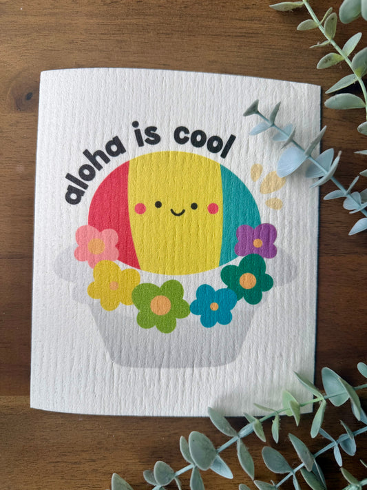 EDEN SWEDISH DISHCLOTH SHAVE ICE ALOHA IS COOL