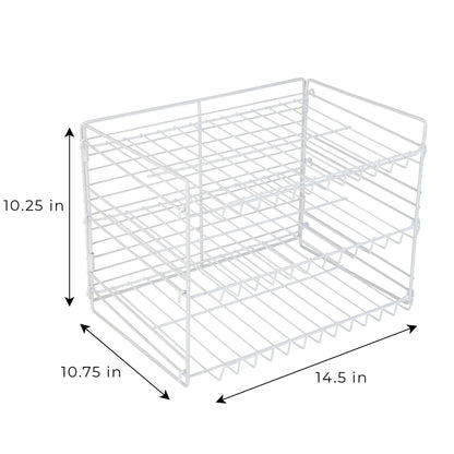 3 TIER CAN RACK WHITE