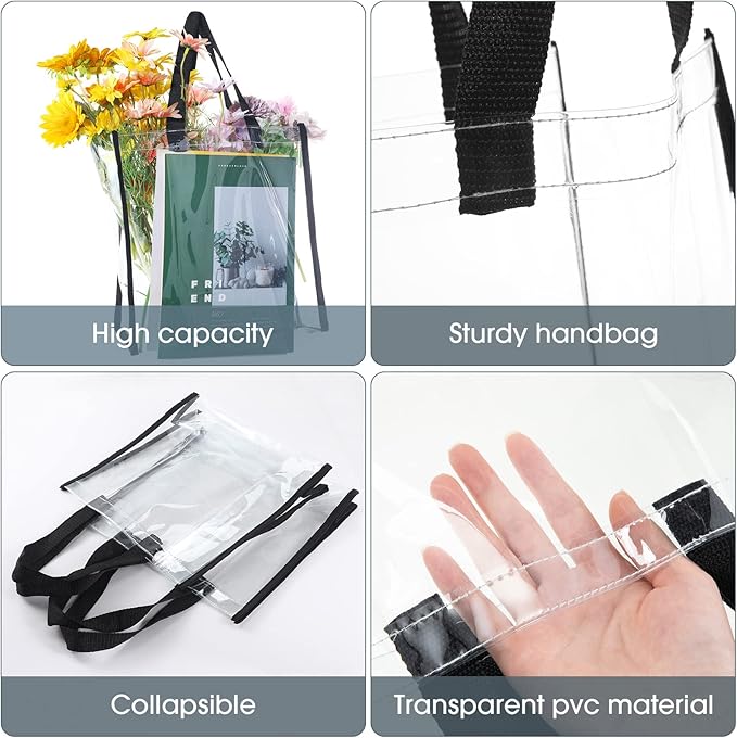 STADIUM CLEAR TOTE  12X12X6