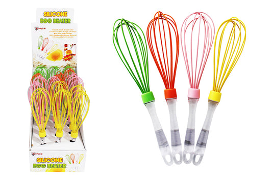 SILICONE 10" WISK ASSTD