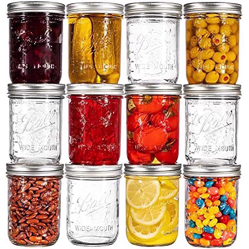 16oz WIDE MOUTH MASON JAR
