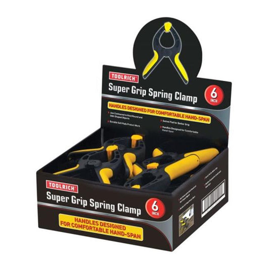 SUPER GRIP SPRING CLAMP 6"