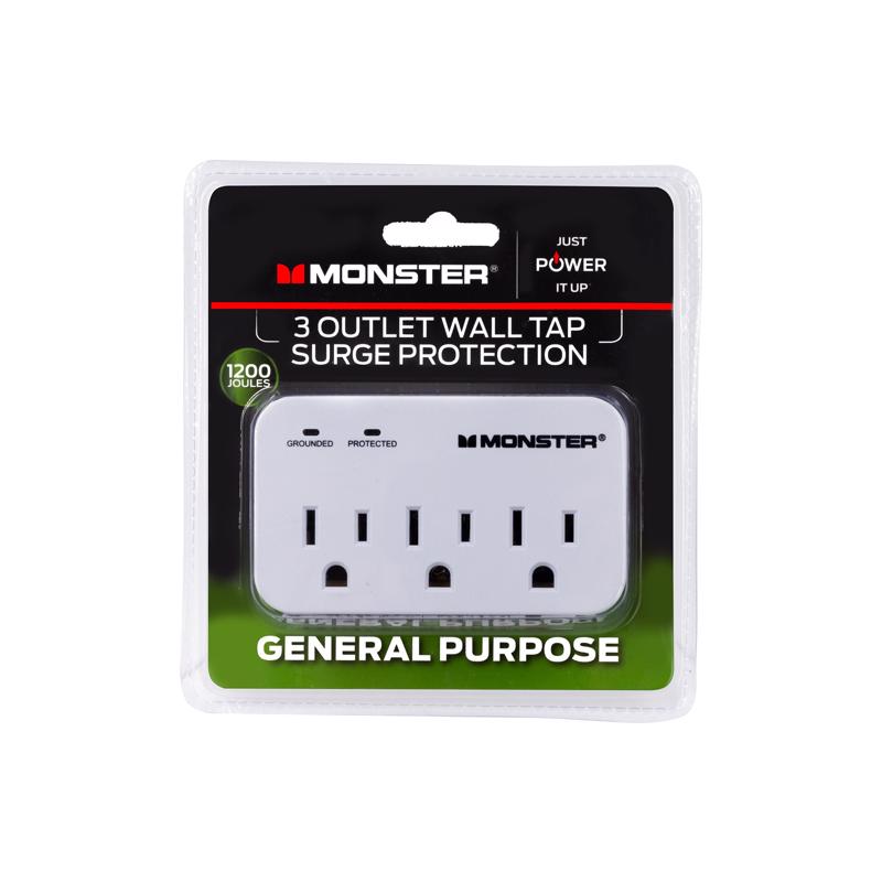 MONSTER SURGE PROTECTOR 3 OUTLET