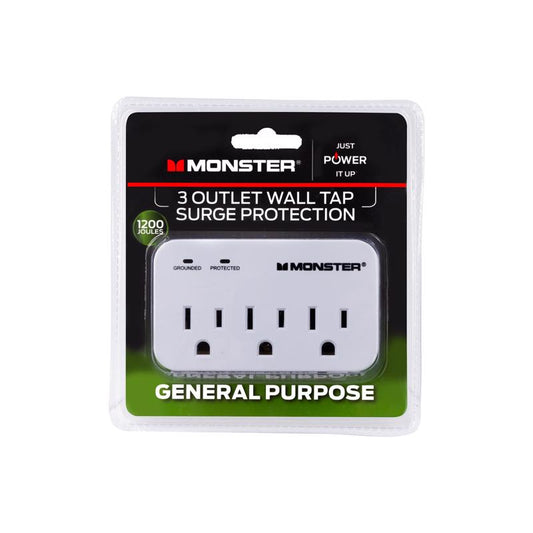 MONSTER SURGE PROTECTOR 3 OUTLET