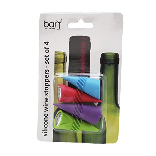 WINE STOPPER 4PK SILICONE