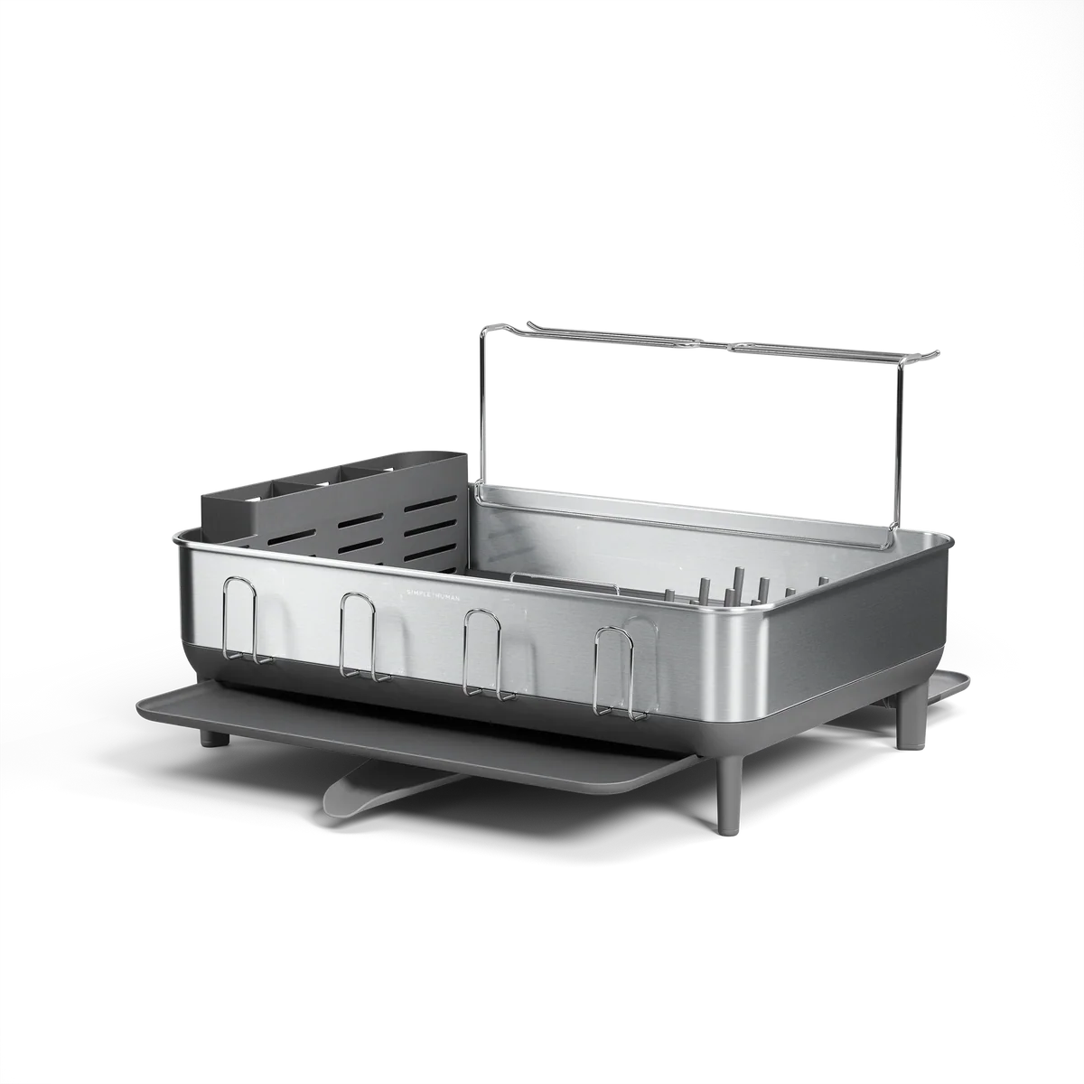 STEEL FRAME DISHRACK STND GREY
