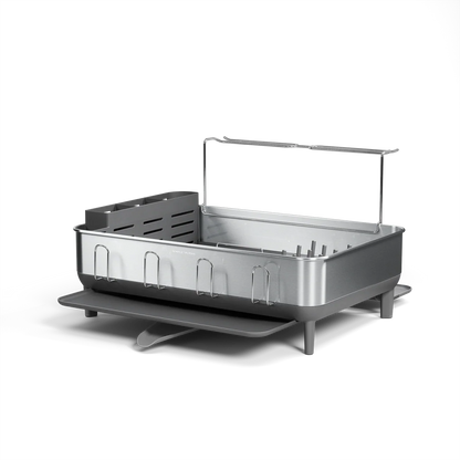 STEEL FRAME DISHRACK STND GREY