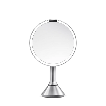 SENSOR MIRROR ROUND 5X BRUSHED