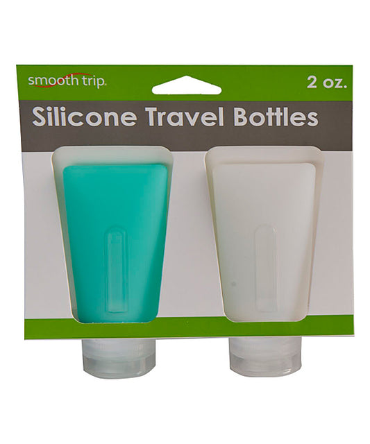 SILICONE TRVL BTLS 2OZ SET TEAL
