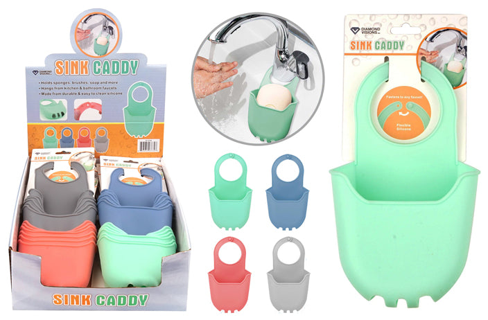 SILICONE SINK CADDY ASSTD