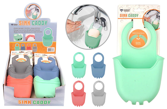 SILICONE SINK CADDY ASSTD