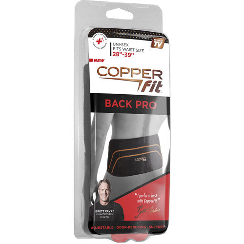 COPPER FIT BACK SUPPORT S/M