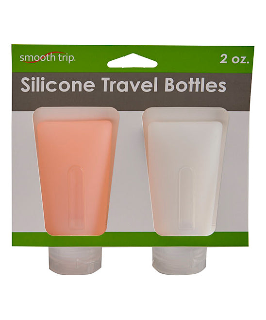 SLILICONE TRVL BTLS 2OZ PEACH