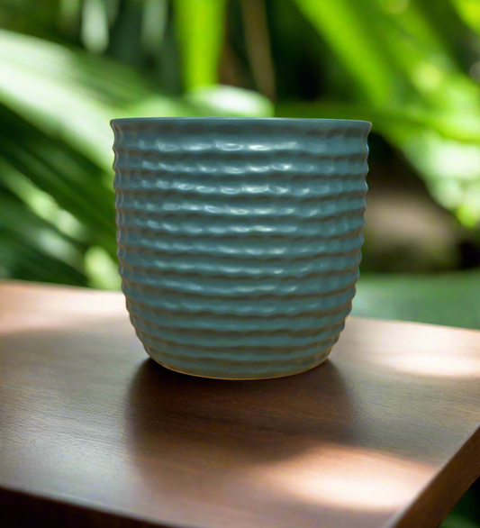 HONEYCOMB POT 7.5" DENIM