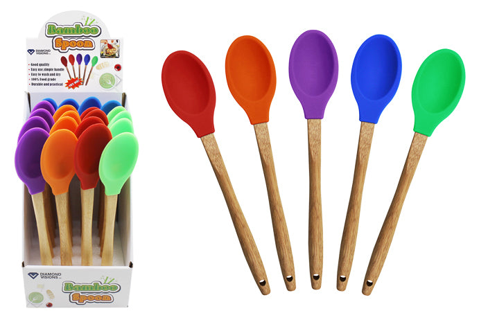 BAMBOO SILICONE SPOON