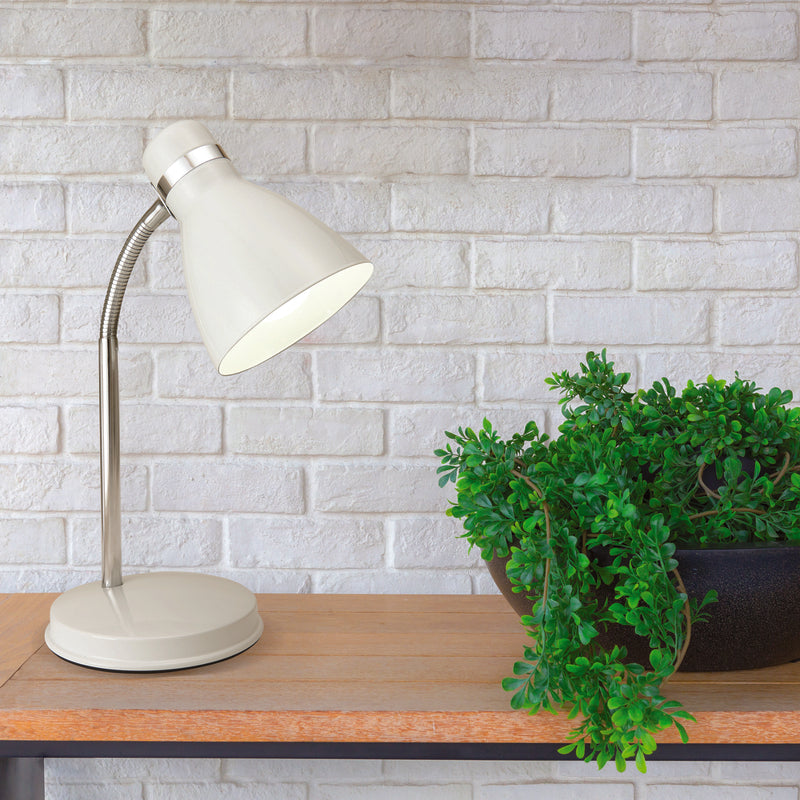 OXFORD DESK LAMP 13" WHITE