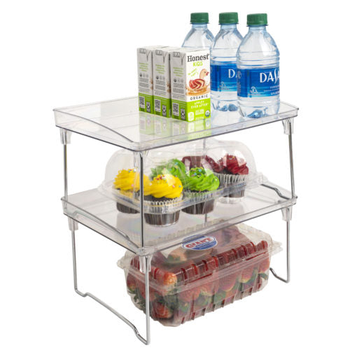 STACKABLE CLEAR SHELF