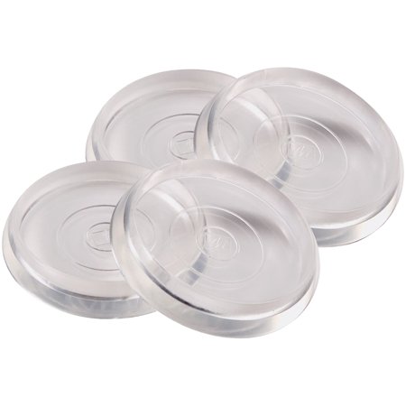 CASTER CUP 1-13/16 RND CLR 4PK