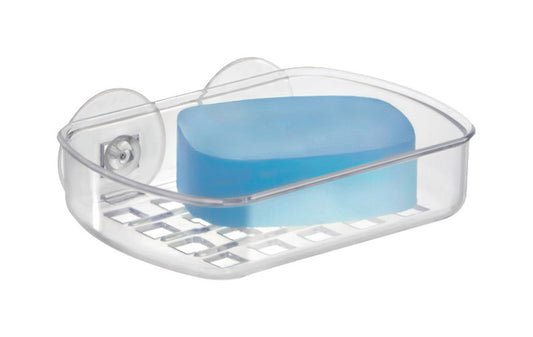SOAP DISH CLEAR SUCTION