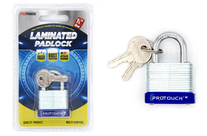 LAMINATED PADLOCK 1.25"