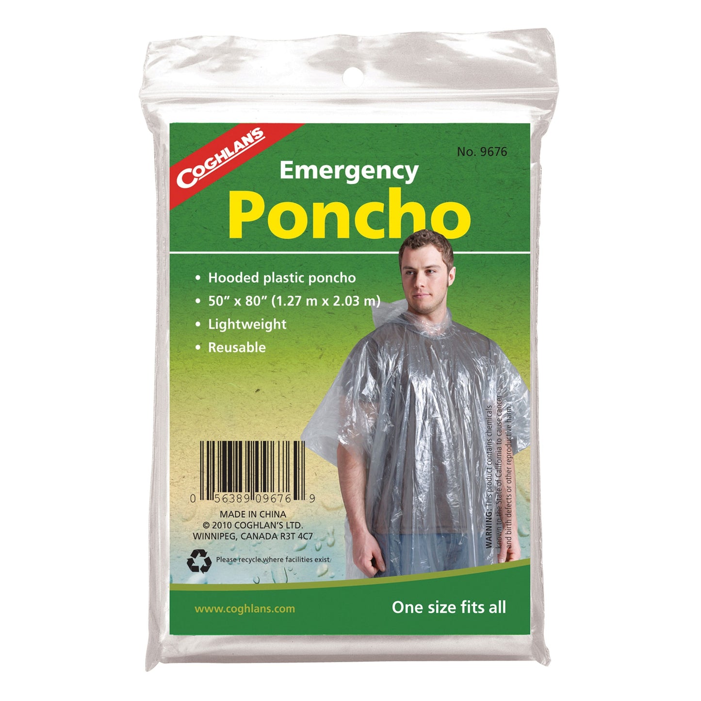 COGHLAN EMERGENCY PONCHO