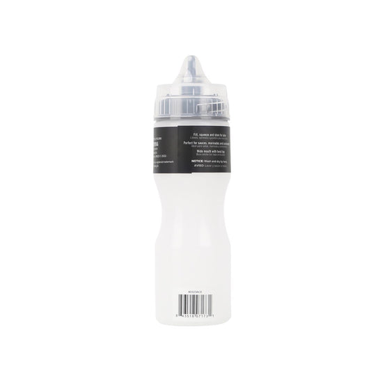 CONDIMENT SQUEEZE BOTTLE WHT/BLK