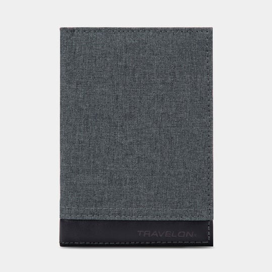 RFID PASSPORT CASE SLATE