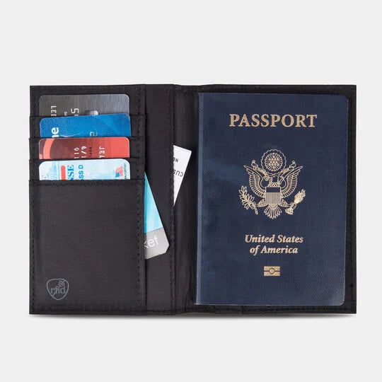 RFID PASSPORT CASE SLATE