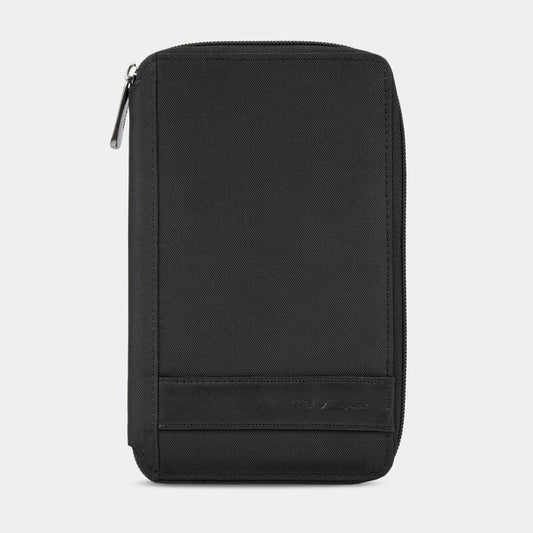 RFID MULTI-PASSPORT HOLDER BLACK