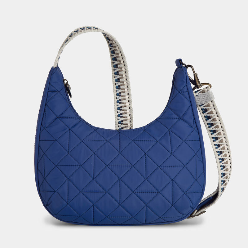 AT SLOUCHY CROSSBODAY GEO BLUE