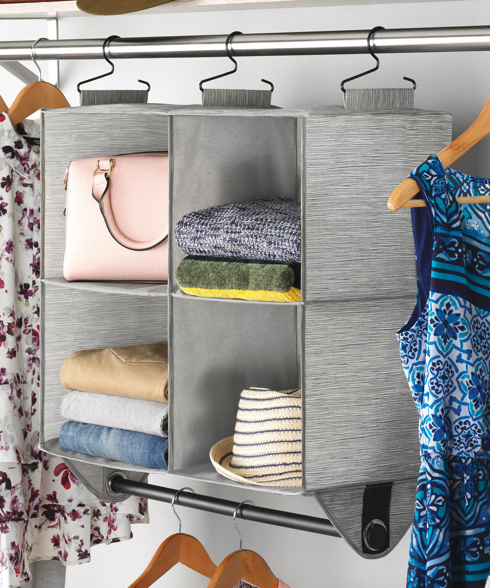 4-SECTION CLOSET ORGANIZER