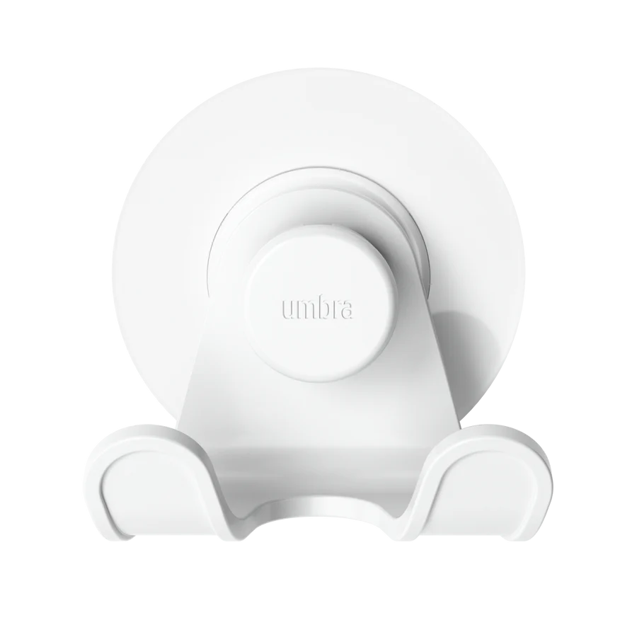 FLEX ADHESIVE DOUBLE HOOK WHITE