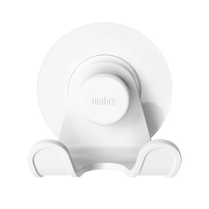 FLEX ADHESIVE DOUBLE HOOK WHITE