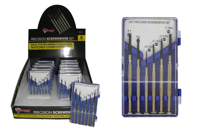 PRECISION SCREWDRIVER SET 6PC