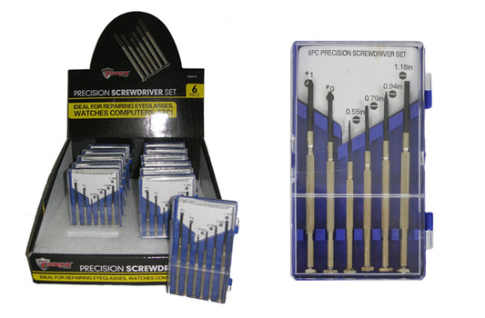 PRECISION SCREWDRIVER SET 6PC