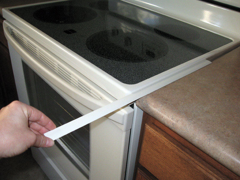 STOVE EXTENDER 23" BLACK