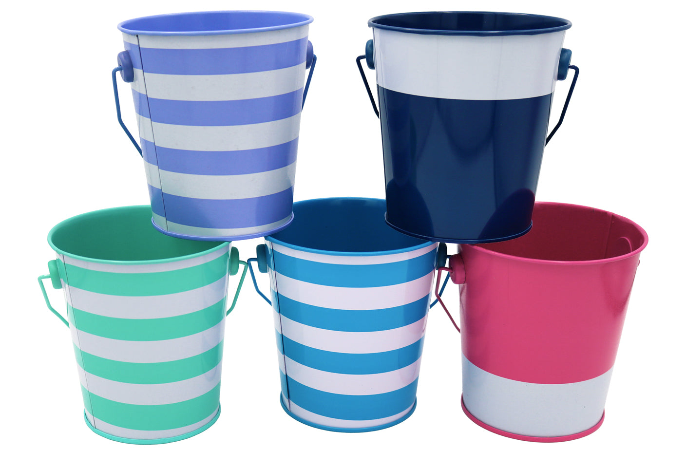 TIN PAIL STRIPED