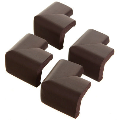 FOAM CORNER PROTECTORS 4PK BROWN