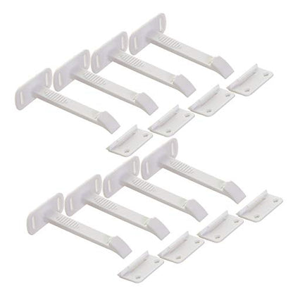 ADHESIVE SAFETY LATCHES 8PK