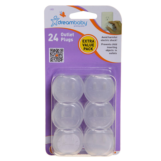 CLEAR OUTLET COVERS 24PK